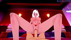 lucifer the ceo of hell and modeus the lustful demon in helltaker pov hentai