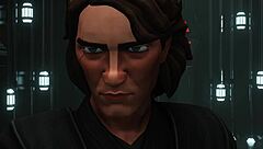 A cartoon parody of Star Wars with forbidden love between a Padawan and a Master