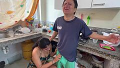 unfaithful old man caught banging neighbor while wife watches