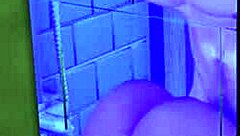 Cartoon porn with a shower scene with an unexpected twist