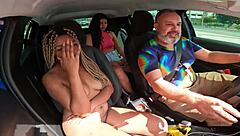 renata carvalho stopped for ride and joined in juicy blowjob