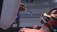 3D animated futanari hentai with League of Legends themed domination