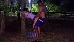 We had so much sex desire that we made love in the public park