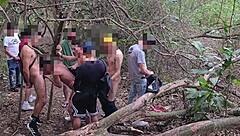 Gay amateur V Male Rivers goes on the hunt in the great outdoors in Brazil