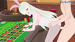 diane and elizabeth liones engage in intense bunny girl sex in seven deadly sins hentai.