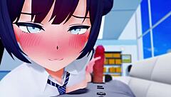 Kisaki's handjob is amazing!