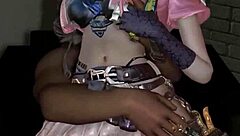 3D cosplay teen gets her wet pussy pounded hard