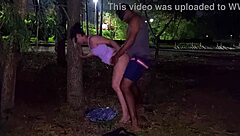 We had so much sex desire that we made love in the public park