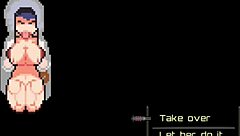 Big tits and hard cock in a hot anime game