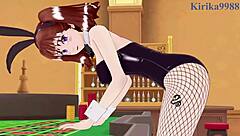 diane and elizabeth liones engage in intense bunny girl sex in seven deadly sins hentai.