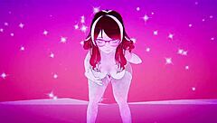 Mmd horny novia dances in 3d seeking love with big cock cum in mouth.