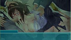Bound Cute Teacher in Glasses Gets Gangbanged in Hidden Anime Game