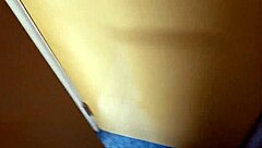 Masked Brunette Kitty Tittyfucks Master's Big Dick!