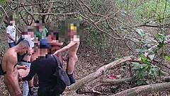 Gay amateur V Male Rivers goes on the hunt in the great outdoors in Brazil