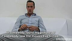 Czech gay reality porn with Martin, a young and straight man