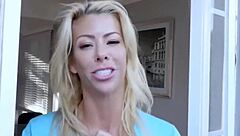 Loving My Blonde Stepmom's Huge Tits