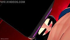 Novia usa mascara de Enderman en el hotel del amor