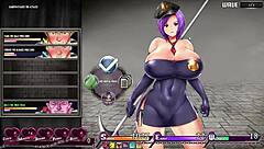 Karryn's prison gameplay in Prisoner Mode