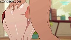 Huge drawn pussy for lovers overflow as a hentai