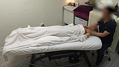 Skinny teen gets a sexy massage from her tutor
