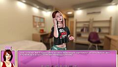 Hot black teacher Denise in summer city 3D porn video