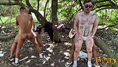 Thick Cocks Sucked In Forest Orgy