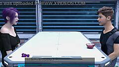 stranded in space, emo girl gets flirty