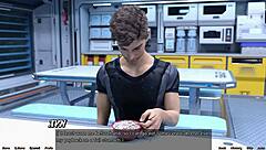 stranded in space, emo girl gets flirty