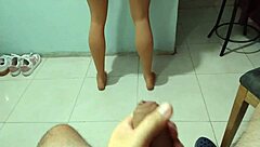 Stepmother denies pussy, so I jerk off?