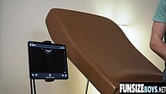 Gay teen gets his tight ass pounded by a doctor