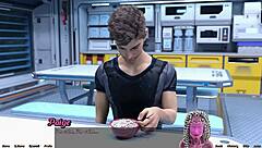 stranded in space, emo girl gets flirty