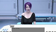 stranded in space, emo girl gets flirty