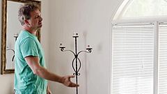 korra del rio massaging a cute guy