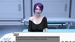 3D animated emo chick gets into some hot space action in Stranded in Space 78