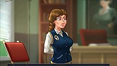 Walkthrough of the ecchi game Summertime Saga with the latest update