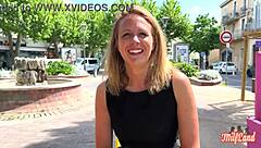 Julie, the naughty milf, seeks pleasure in part 1!