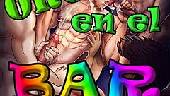 Gay group has fun with anal fingering and cock sucking