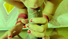Hot Indian housewife gets a good fuck and facial