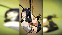 Naruto in 3D animated porn with real tits and ass