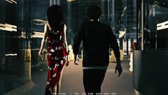 Footjob Under Table In Restaurant