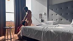 I fucked the beginner university student with my big black cock in the luxury hotel