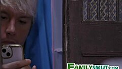 Teen Scout Displays Her Slutty Talents to Family in Uniform Threesome Caught