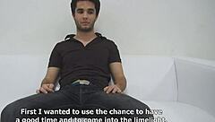 Young and straight Peter from Czech Republic tries out gay sex