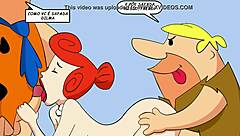 uma suruba em família - hq pornô - os flintstones