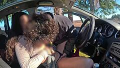 Convincing a stranger to touch my wet pussy while taking a walk in public