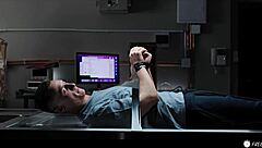 Blonde doctor gets used and begs for cock