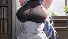 Butler Gets Monster Cock Creampie Surprise