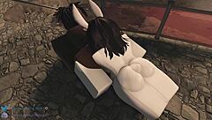 Bunny Bounces Rough on Big Ass for Creampie!