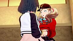 Ann Takamaki X Ryuko Matoi - Lesbian 3d Hentai
