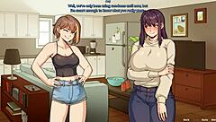 Amy lets Chloe creampie her womb